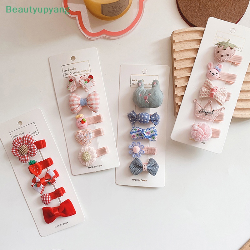 beautyupyang-กิ๊บติดผม-รูปโบว์น่ารัก-ขนาดเล็ก-เข้ากับทุกการแต่งกาย-เครื่องประดับผม-สําหรับเด็กผู้หญิง-5-แพ็ค