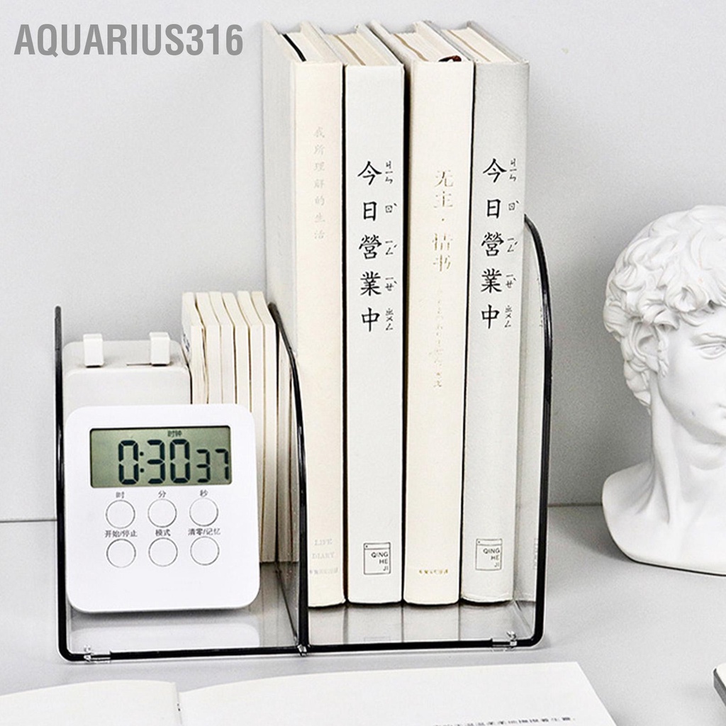 aquarius316-หนังสือตั้งโต๊ะสิ้นสุดชั้นวางจัดเก็บหนังสือตั้งโต๊ะ-ออแกไนเซอร์-แฟ้มตั้งโต๊ะพลาสติก