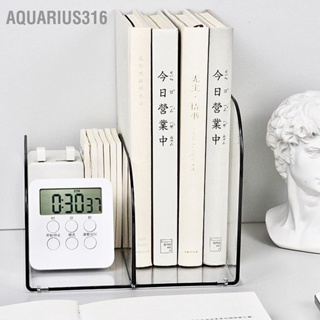  Aquarius316 หนังสือตั้งโต๊ะสิ้นสุดชั้นวางจัดเก็บหนังสือตั้งโต๊ะ ออแกไนเซอร์ แฟ้มตั้งโต๊ะพลาสติก