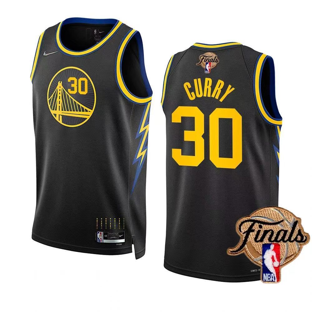 เสื้อกีฬาบาสเก็ตบอล-nba-finals-jersey-golden-warriors-สําหรับผู้ชาย-30-เสื้อกีฬาแขนสั้น-ลายทีม-stephen-curry-retro-edition-city-swingman-สีดํา-828307