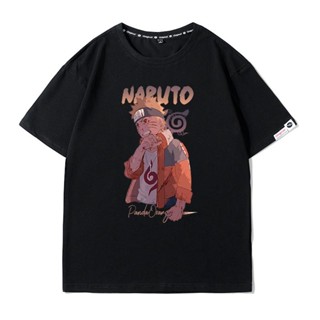 ใหม่ ฤดูร้อน เสื้อยืด Naruto ชุดคู่เสื้อผ้าการ์ตูนอะนิเมะแขนสั้น Ins สไตล์ญี่ปุ่น cod