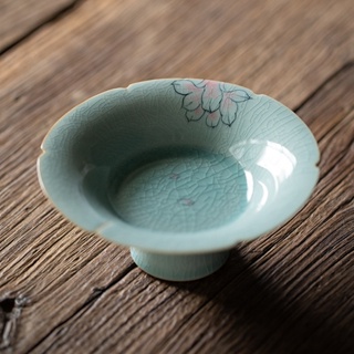 Ice Glaze Magnolia Pot Cheng [Huayun] ชุดจานชามเซรามิค สําหรับใส่ชากังฟู [A016]