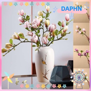 Daphs ดอกไม้ประดิษฐ์ แมกโนเลียจําลอง สําหรับตกแต่งโต๊ะงานแต่งงาน ห้องนั่งเล่น