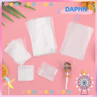 Daphs 100 ชิ้น / แพ็ค ถุงขนม พลาสติก Opp ปาร์ตี้ กระดาษแก้ว คุกกี้ บรรจุภัณฑ์