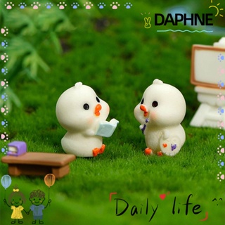 Daphne ตุ๊กตาเป็ดขนาดเล็กเครื่องประดับสําหรับตกแต่งสวน Diy