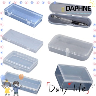 Daphne กล่องพลาสติกใส ทรงสี่เหลี่ยม ขนาดเล็ก 8 ขนาด สําหรับใส่เครื่องประดับ ลูกปัด