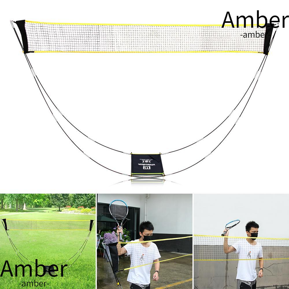 amber-ขาตั้งตาข่ายแบดมินตัน-แบบพกพา-พับได้-สําหรับฝึกความบันเทิง