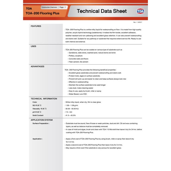 toa-flooring-plus-toa-200-ทีโอเอ-เคลือบเงาพื้น-กันซึม