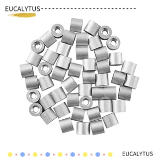 Eutus คลิปหนีบสายไฟ อลูมิเนียม ทรงกลม 3 มม. 70 ชิ้น