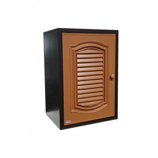 Big-hot-CLOSE ตู้แขวนเดี่ยว PVC CASTELLO 46x66x34 CM. สีสัก สินค้าขายดี
