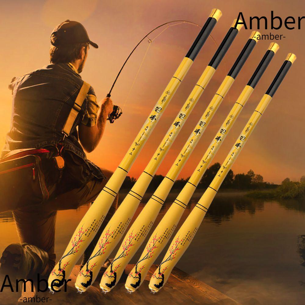 amber-คันเบ็ดตกปลา-คาร์บอนไฟเบอร์-แบบพกพา-ขนาดเล็ก