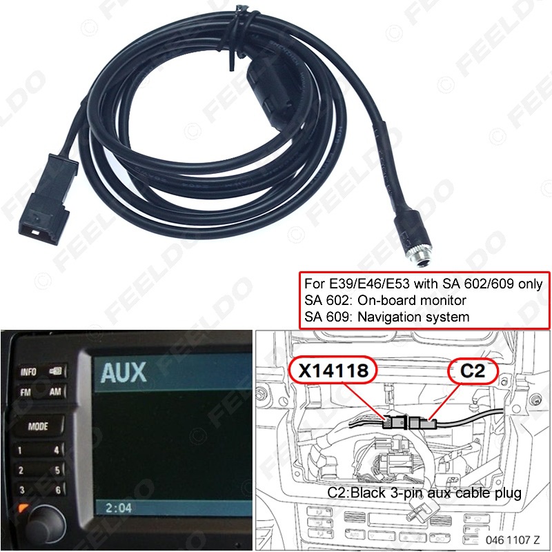 สายเคเบิลเสียง-aux-ตัวเมีย-3-5-มม-เป็น-3pin-สําหรับ-bmw-e39-e46-e53