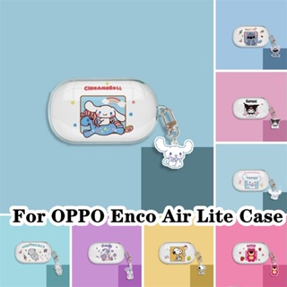 【ส่วนลด】เคสหูฟัง แบบนิ่ม แบบใส ลายสุนัข Kulomi &amp; Laurel สําหรับ OPPO Enco Air Lite