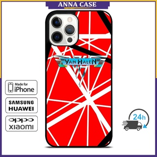 เคสโทรศัพท์มือถือ ลายกีตาร์ Eddie Van Halen สําหรับ iPhone 14 Pro Max 13 Pro Max Samsung Galaxy Note10+ S21Ultra