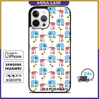 เคสโทรศัพท์มือถือ ลาย Marimekko 31 สําหรับ iPhone 14 Pro Max 13 Pro Max Samsung Galaxy Note10+ S21Ultra