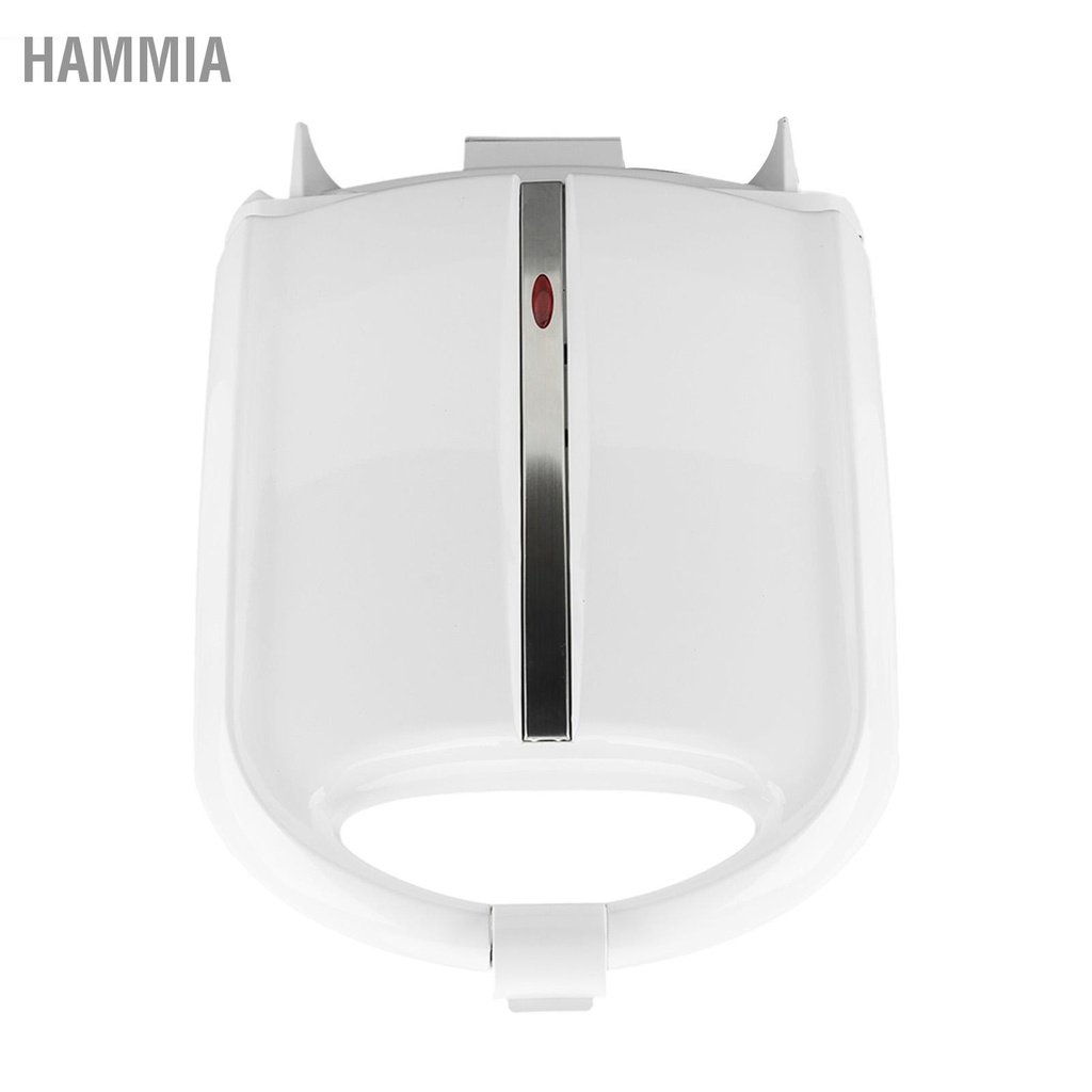 hammia-กระทะคุกกี้ไฟฟ้าความร้อนสองด้านเครื่องทำคุกกี้มัลติฟังก์ชั่นสำหรับอาหารเช้าที่บ้านสีขาว
