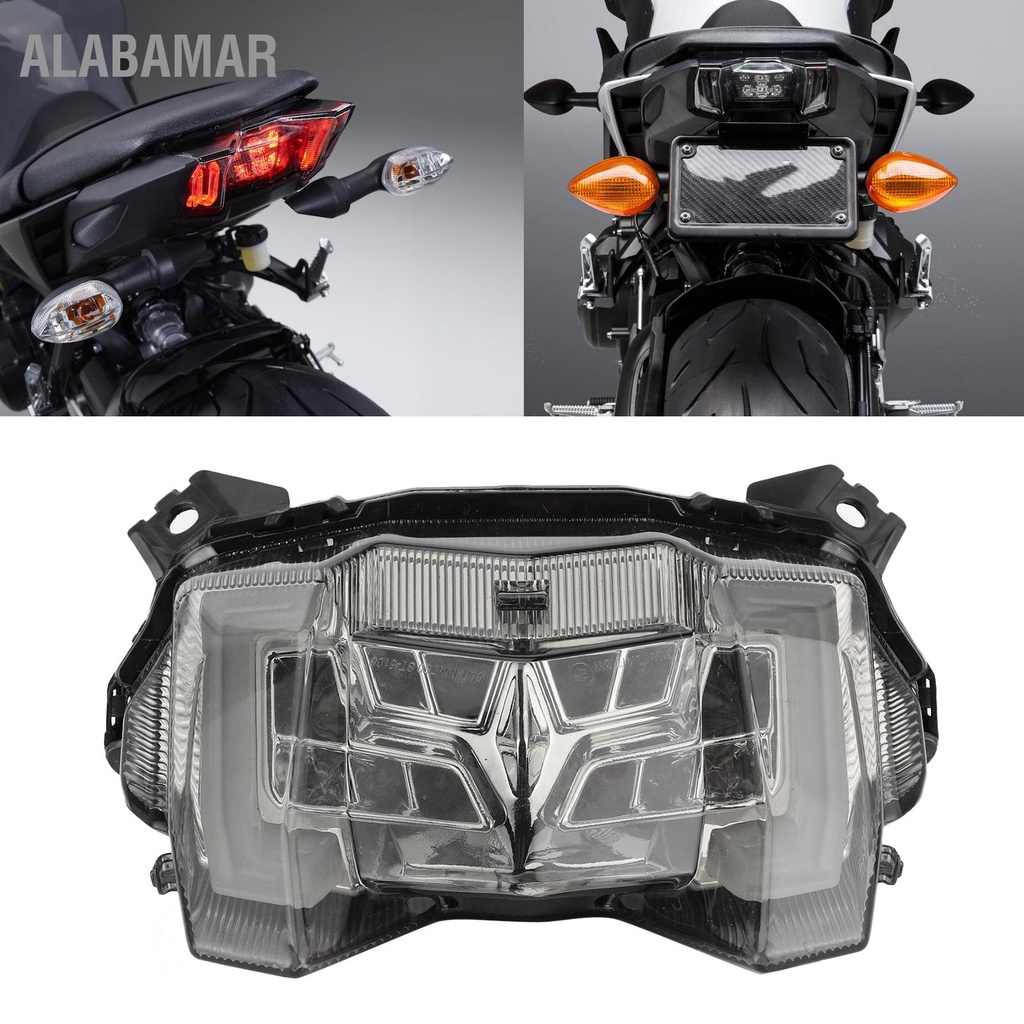 alabamar-รถจักรยานยนต์-led-ไฟท้าย-smoky-เลนส์-ความสว่างสูงเหมาะสำหรับ-yamaha-mt-09-fz-09-2017-2020