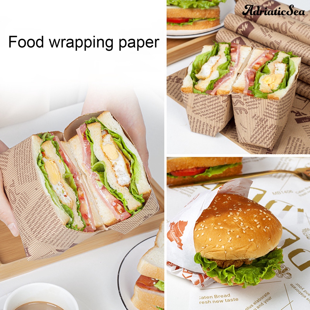ads-กระดาษห่อแซนวิช-เกรดอาหาร-กันน้ํามัน-1-ชุด