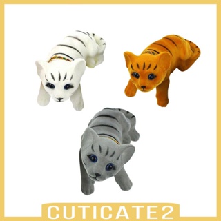 [Cuticate2] แดชบอร์ด ลายแมวพยักหน้า สําหรับตกแต่งภายในรถยนต์ รถบรรทุก