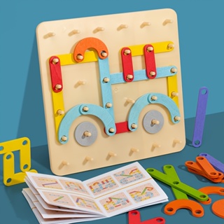 ของเล่นตัวต่อ รูปตัวอักษร Montessori เสริมการเรียนรู้ สําหรับเด็กอนุบาล