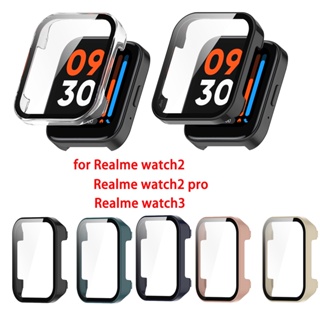 เคสกระจก PC ป้องกันหน้าจอ สําหรับ Realme Watch 2 3 Pro