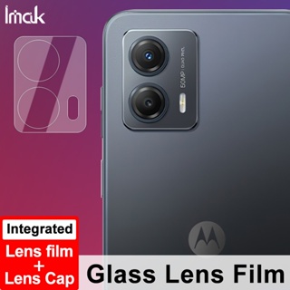 [ ฟิล์มเลนส์ + ฝาครอบ ] ฟิล์มกระจกนิรภัยกันรอยหน้าจอ HD สําหรับ iMak Motorola G53 5G Moto G 5G 2023