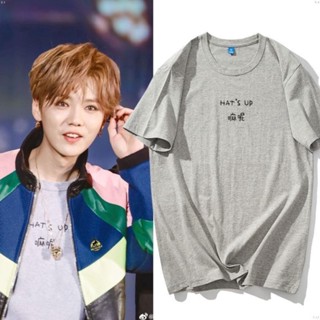 เสื้อยืดคอกลม เสื้อยืดผ้าหนา เสื้อยืดผ้านิ่ม เสื้อเชิตแขนสั้น เสื้อยืดโอเวอร์ไซส์เสื้อยืดแขนสั้น ผ้าฝ้ายแท้ พิมพ์ลายกวาง