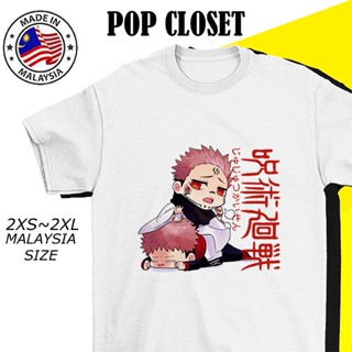 TSHIRT WOMEN MEN BAJU WANITA LELAKI JUJUTSU KAISEN MANGA JAPANESE T SHIRT MURAH PEREMPUAN COTTON T-SHIRT OVERSIZE C_03