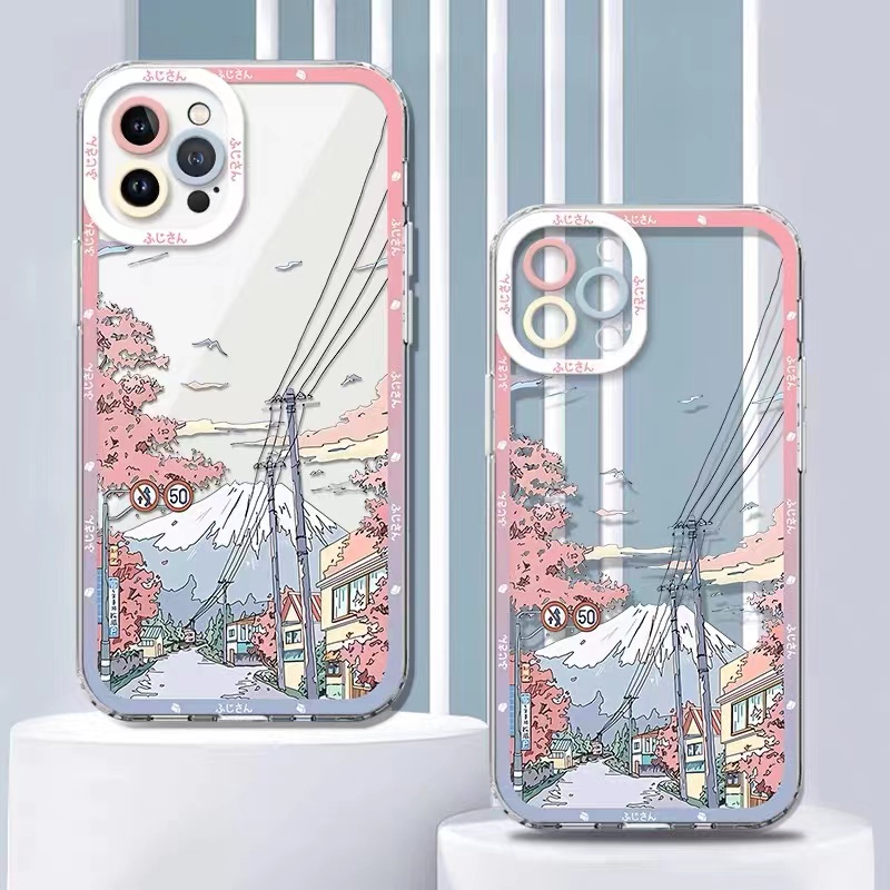 เคสโทรศัพท์มือถือแบบนิ่ม-ใส-กันกระแทก-ลายภูเขา-สําหรับ-case-samsung-galaxy-a24-a14-a33-a73-a34-a54-a70-a22-note-9-10-plus-20-s9-s10-s23-s20-fe-s21-s22-ultra