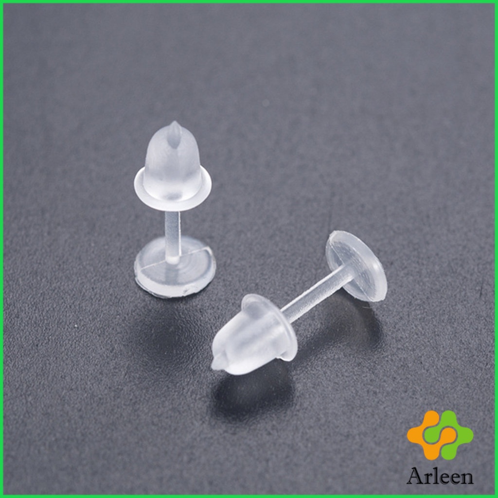 arleen-แป้นต่างหูพลาสติก-ป้องกันการแพ้-หรือ-diy-ต่างหู-สีใส-มี-25-คู่
