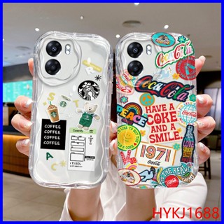 เคส Oppo A77 5G tpu เคสนิ่ม ใส ลายครีม เคสโทรศัพท์ NYW