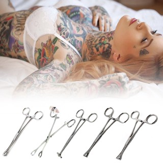 คีมสัก คีมสำหรับสัก คีมสแตนเลส เครื่องมือเจาะมืออาชีพ ทนทานและปลอดภัย Tattoo Pliers