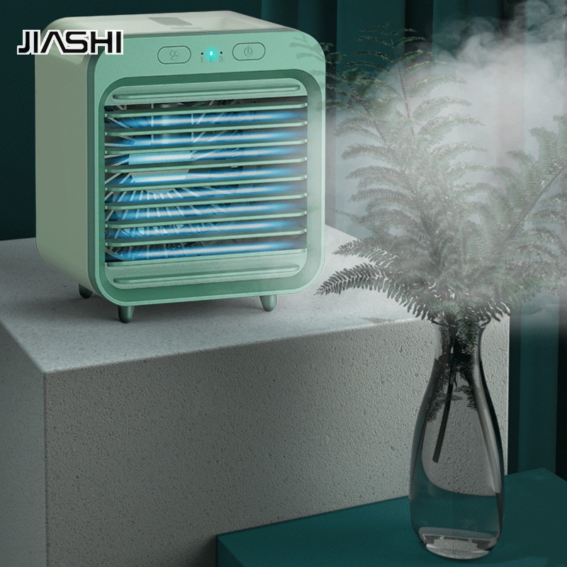 jiashi-พัดลมขนาดเล็ก-usb-พัดลมขนาดเล็กแบบชาร์จไฟได้-พัดลมไฟฟ้าขนาดเล็ก-พัดลมไอเย็น-พัดลมสเปรย์เพิ่มความชื้น