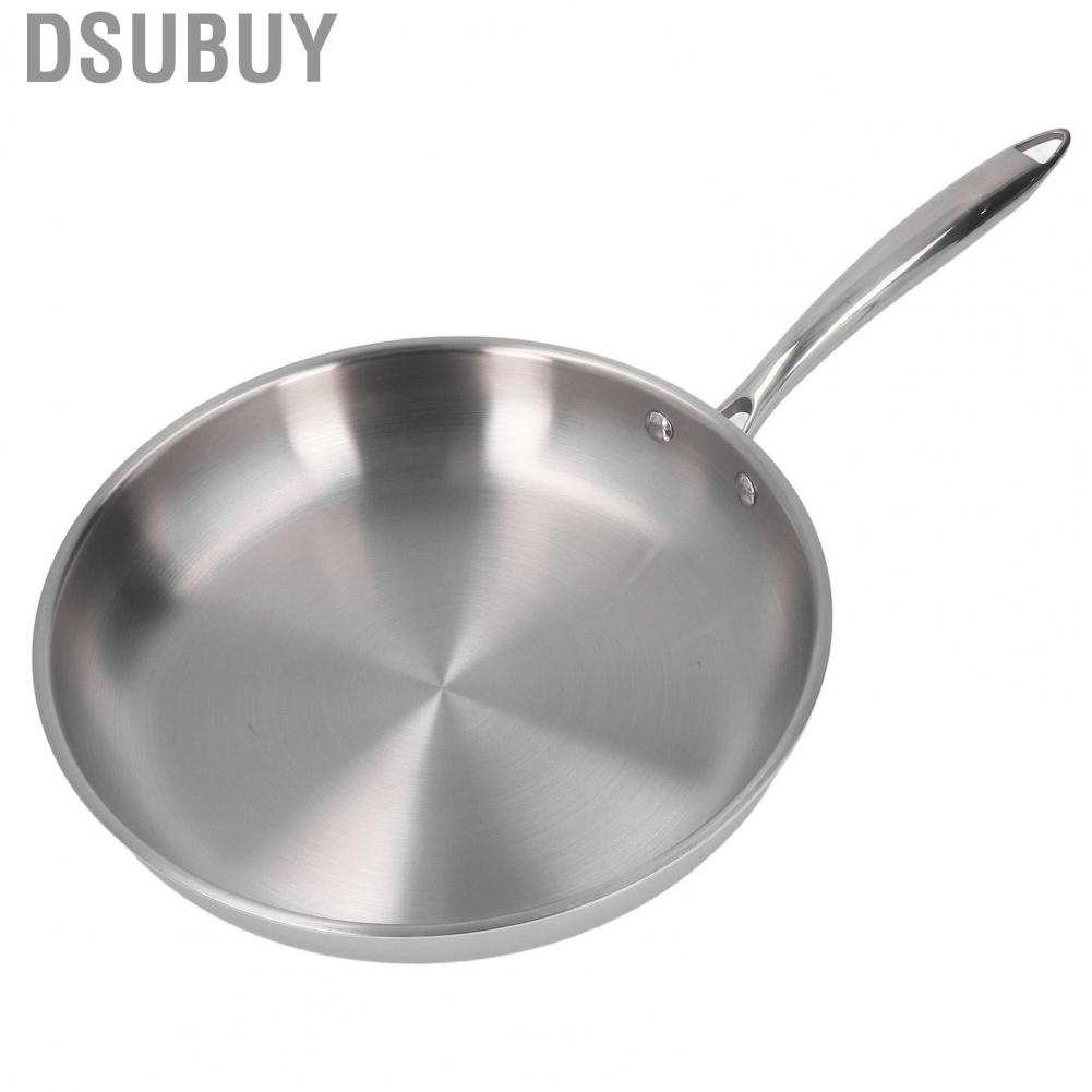 dsubuy-stainless-steel-frying-pan-thickened-uncoated-skillet-widely-used-for-searing
