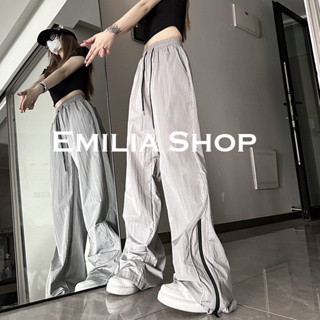 EMILIA SHOP  กางเกงขายาว กางเกงเอวสูง ผู้หญิงสไตล์เกาหลี เสื้อผ้าแฟชั่นผู้หญิง 2023 ใหม่  ทันสมัย High quality ins ทันสมัย A23L0GQ 36Z230909