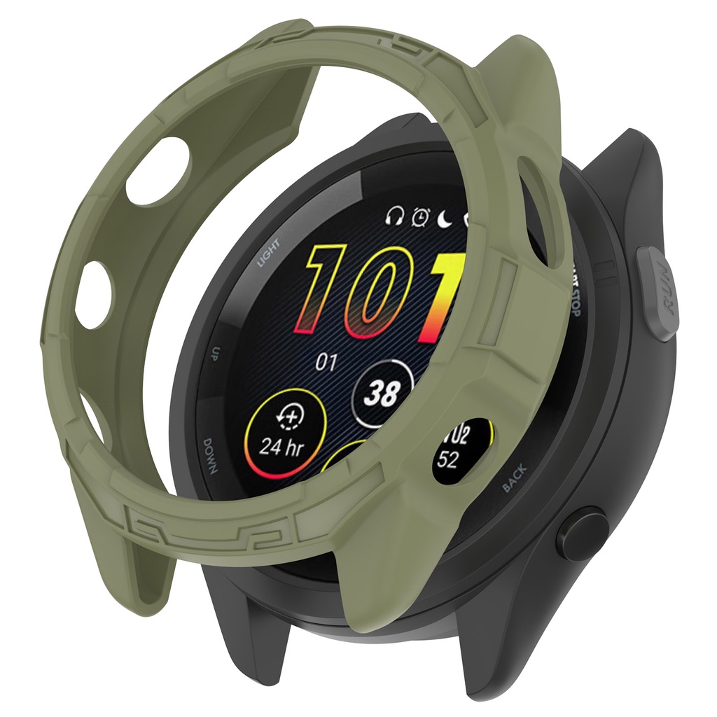 เคสซิลิโคน-tpu-กันชน-สําหรับ-garmin-forerunner-265-265s-smart-watch