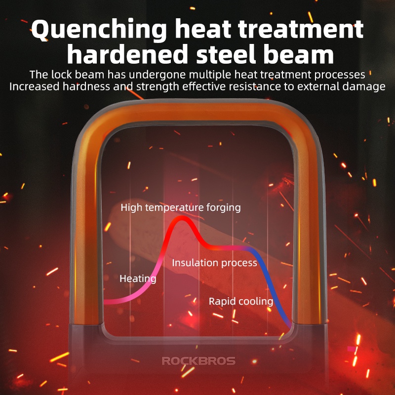 rockbros-อุปกรณ์ล็อคจักรยานไฟฟ้า-ซิลิโคน-รูปตัว-u-กันขโมย-พร้อมกุญแจ-2-ดอก