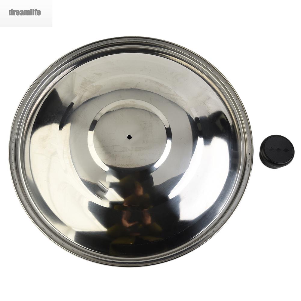 dreamlife-32cm-stainless-steel-lid-saucepan-wok-frying-milk-pan-casserole-lid-universal