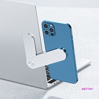 Aqtten อุปกรณ์เมาท์ขาตั้งอะลูมิเนียมอัลลอย แบบแม่เหล็ก พับได้ สําหรับ Ipad iPhone Xiaomi