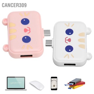 Cancer309 3 in 1 Type C Hub Docking Station การส่งสัญญาณความเร็วสูงมัลติฟังก์ชั่น ถึง USB3.0 USB2.0 สำหรับ Windows Android