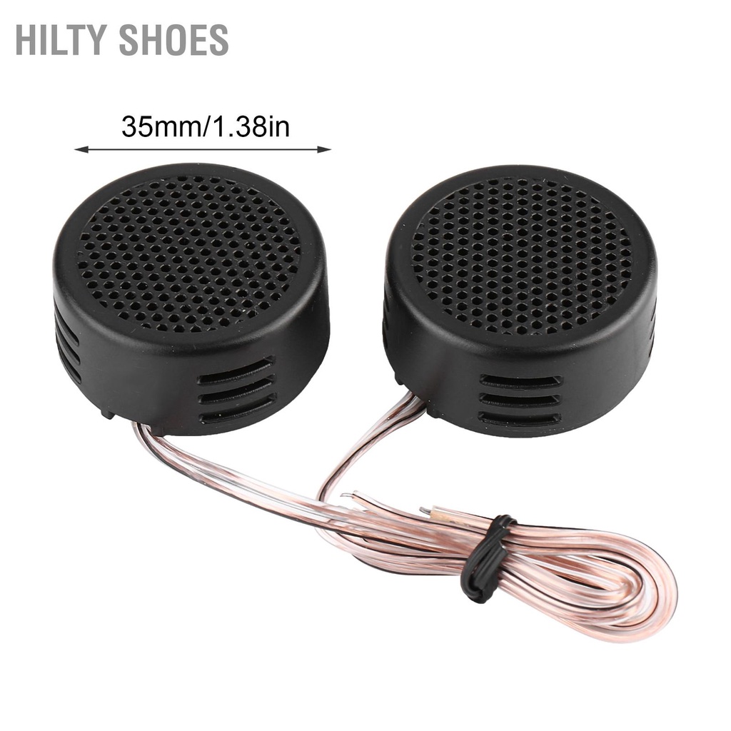 hilty-shoes-สีดำ-12v-500w-รถมินิลำโพงทวีตเตอร์เสียง-35-มม-98db-ลำโพงลำโพงรถยนต์