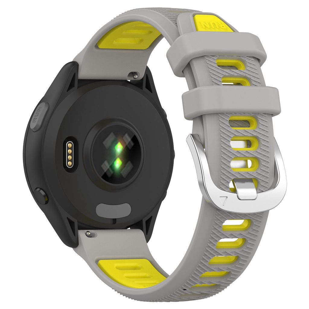 สายนาฬิกาข้อมือซิลิโคน-ขนาด-20-มม-สําหรับ-garmin-forerunner-645-245-55-158-venu-sq-2-vivomove-hr