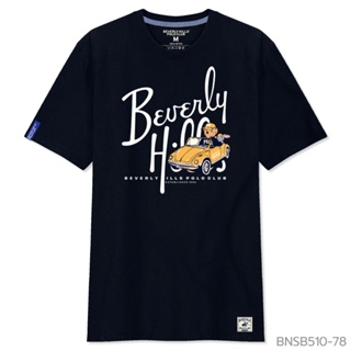 hot [S-5XL]1 Beverly Hills Polo Club เสื้อยืดคอกลมแขนสั้น Buddy Bear รุ่น