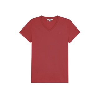AIIZ (เอ ทู แซด) - เสื้อยืดผู้หญิงคอวีแขนสั้น V-Neck T-Shirts