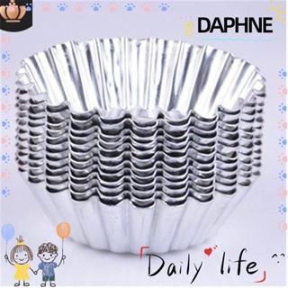 Daphne แม่พิมพ์ทาร์ตไข่ อลูมิเนียม ใช้ซ้ําได้ DIY 10 ชิ้น