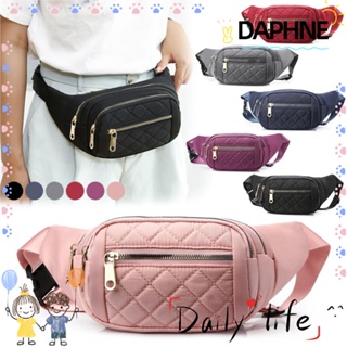 Daphne กระเป๋าคาดเอว กระเป๋าถือ กันน้ํา ลายตารางหมากรุก แฟชั่นสําหรับผู้ชาย และผู้หญิง