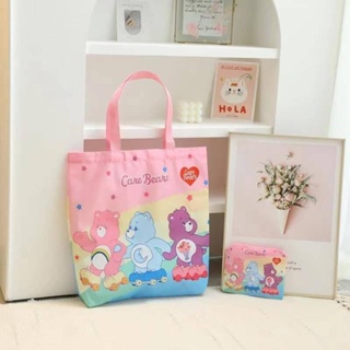 กระเป๋าช้อปปิ้ง Care Bears ECO-Bag แบบมีกระเป๋าแยกพับเก็บได้ พร้อมส่ง 12 ลาย ตามแบบในภาพ ขนาด 39×39 cm