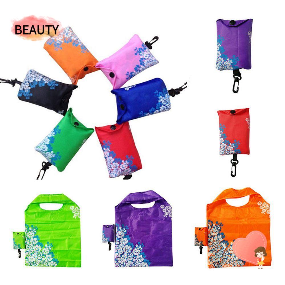 beauty-กระเป๋าถือ-กระเป๋าช้อปปิ้ง-รีไซเคิล-นํากลับมาใช้ใหม่ได้-แฟชั่น-สุ่มสี-สําหรับผู้หญิง