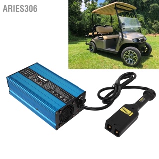 Aries306 DC 36V 12A เครื่องชาร์จแบตเตอรี่รถกอล์ฟ Smart Charging D Style US PLUG AC 110‑130V Battery Protection Replacement for E‑Z‑GO