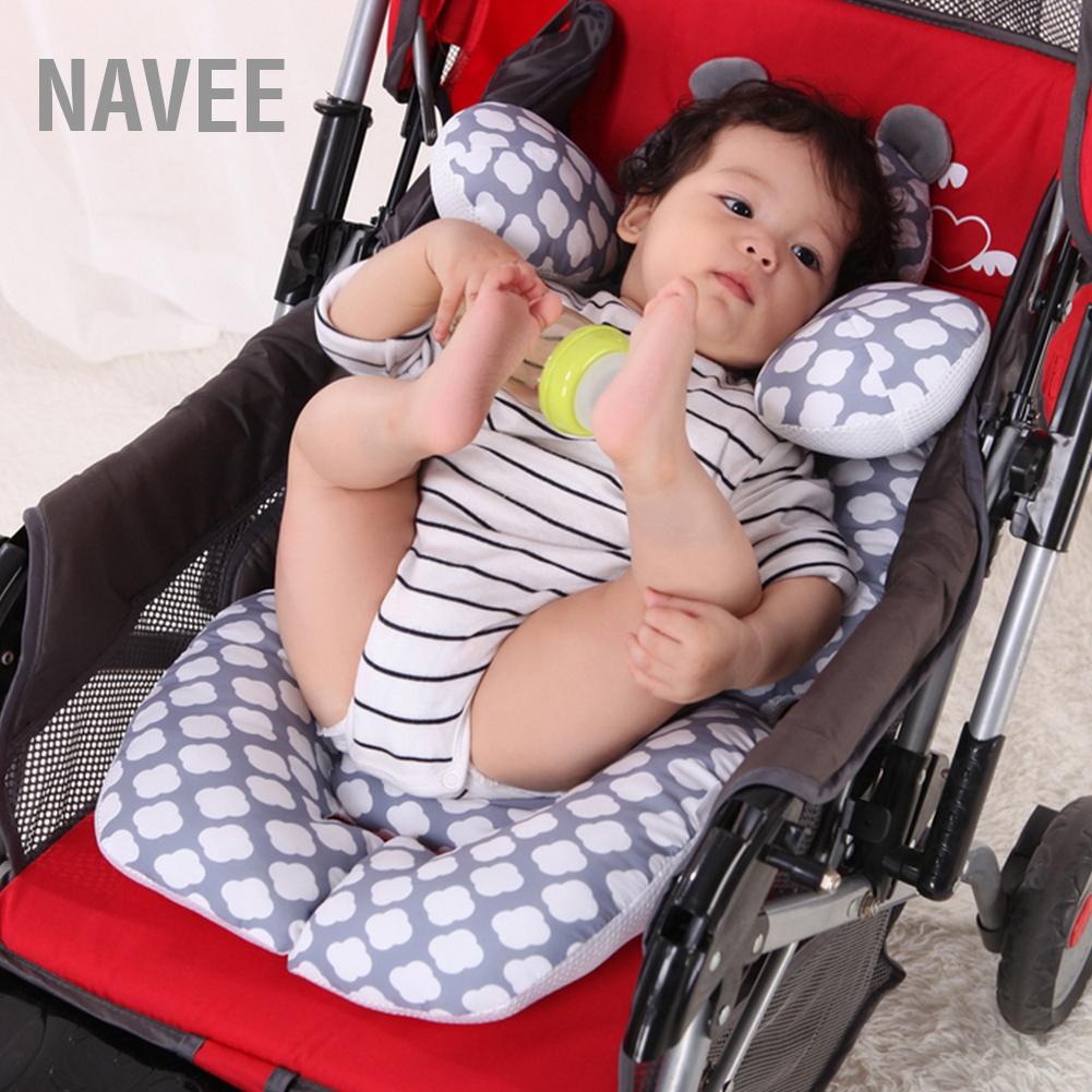 navee-เบาะรองนั่งเด็กแบบถอดได้ระบายอากาศศีรษะเด็กเบาะรองนั่งสำหรับรถเข็นเด็กคาร์ซีท